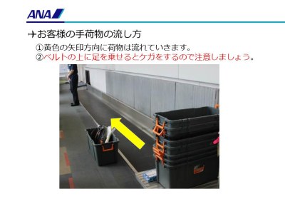 業務マニュアル2　手荷物の流し方