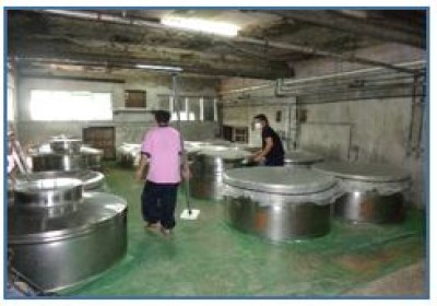 発酵タンク室の画像