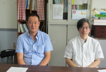 お話を伺った総合施設長の岡本さん（向かって右）、管理者の小林さんの画像