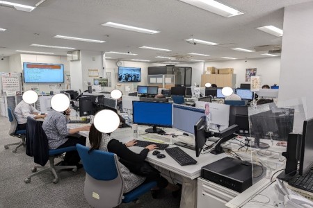 執務室の風景の画像