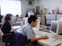 写真3　コンピュータを用いた作業（3）