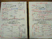 見た目が似たような書類