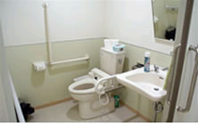 身体障害者用のトイレ