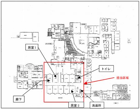 白女林平面図