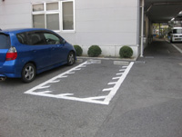 車通勤の為の専用駐車場の確保