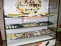 天ぷら・スイーツコーナー