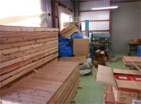 木工加工の職場
