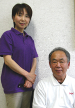 森  重正理事長（右）と森  昌子事務長