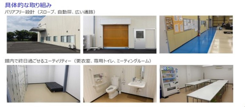 ＷＳＣ（D棟）における環境整備の例の画像